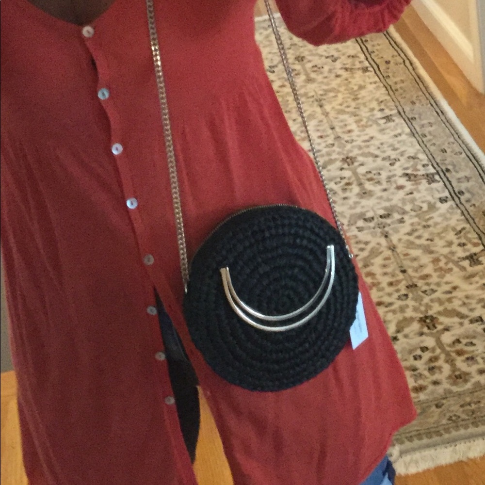 Straw round bag